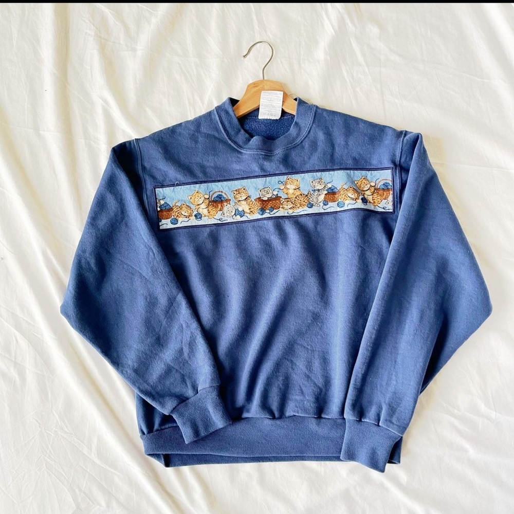 Vintage Cat Lady Sweater